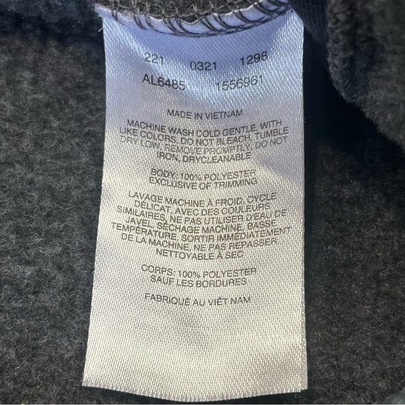 Women's Columbia Benton Springs II Long Fleece Hooded Zip Jacket Grey Size Small - Picture 9 of 9